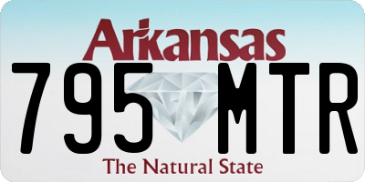 AR license plate 795MTR