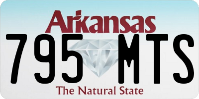 AR license plate 795MTS