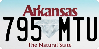 AR license plate 795MTU