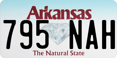 AR license plate 795NAH