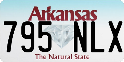 AR license plate 795NLX