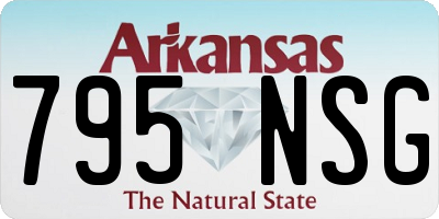 AR license plate 795NSG