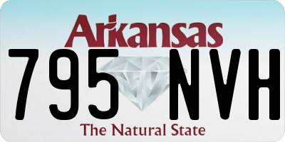 AR license plate 795NVH