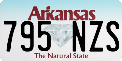 AR license plate 795NZS