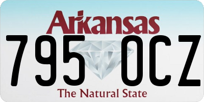 AR license plate 795OCZ