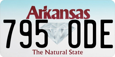 AR license plate 795ODE