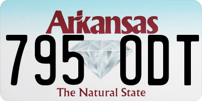AR license plate 795ODT