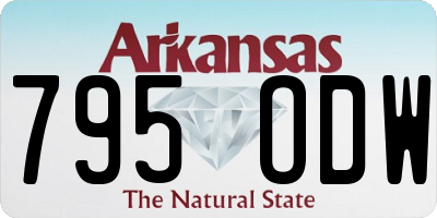 AR license plate 795ODW