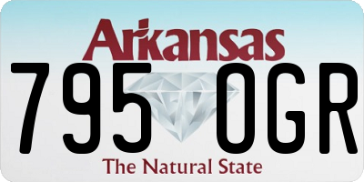 AR license plate 795OGR