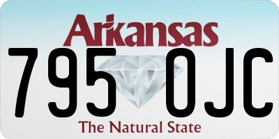 AR license plate 795OJC