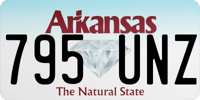 AR license plate 795UNZ