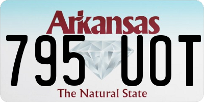 AR license plate 795UOT