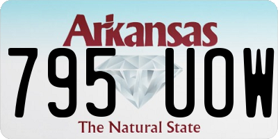 AR license plate 795UOW