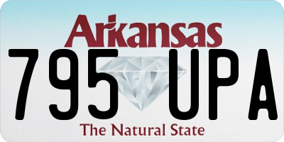 AR license plate 795UPA