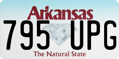 AR license plate 795UPG