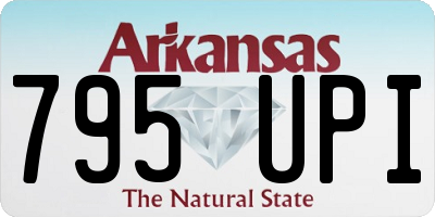 AR license plate 795UPI