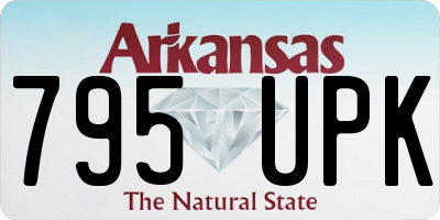 AR license plate 795UPK