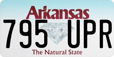 AR license plate 795UPR