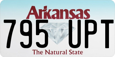 AR license plate 795UPT