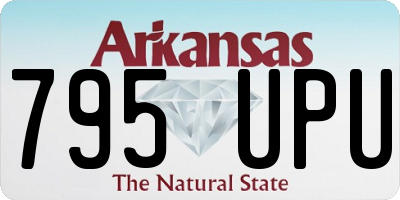 AR license plate 795UPU