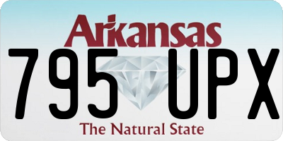 AR license plate 795UPX