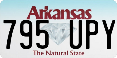 AR license plate 795UPY