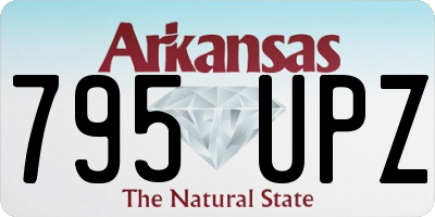 AR license plate 795UPZ