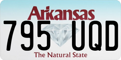AR license plate 795UQD