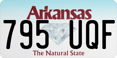 AR license plate 795UQF