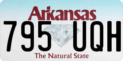AR license plate 795UQH