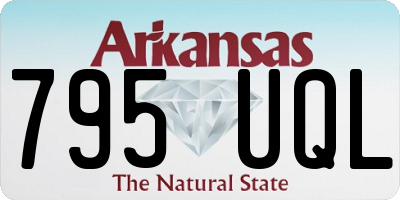 AR license plate 795UQL