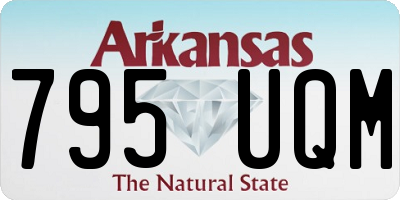 AR license plate 795UQM