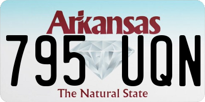 AR license plate 795UQN