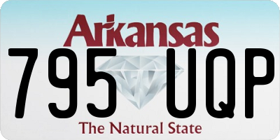 AR license plate 795UQP