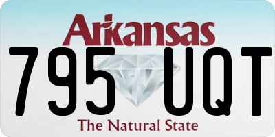 AR license plate 795UQT