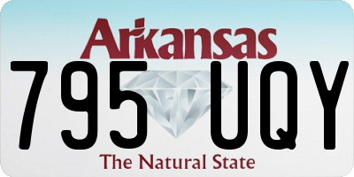 AR license plate 795UQY