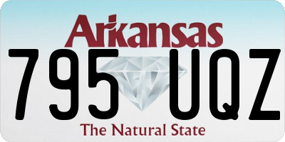AR license plate 795UQZ