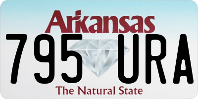 AR license plate 795URA
