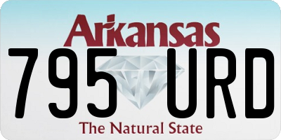 AR license plate 795URD