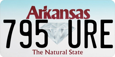 AR license plate 795URE