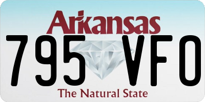 AR license plate 795VFO