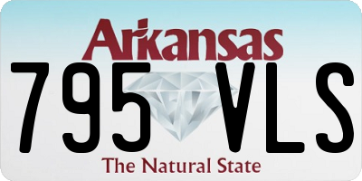 AR license plate 795VLS