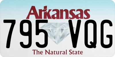 AR license plate 795VQG