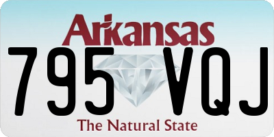AR license plate 795VQJ
