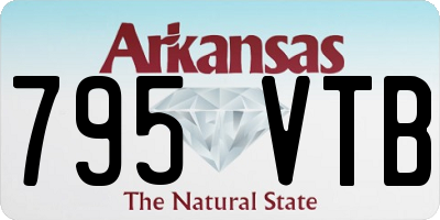 AR license plate 795VTB