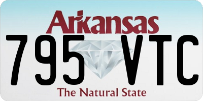 AR license plate 795VTC