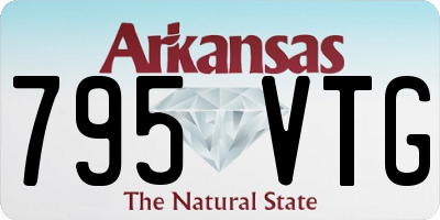 AR license plate 795VTG