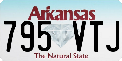 AR license plate 795VTJ