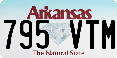 AR license plate 795VTM