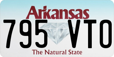 AR license plate 795VTO
